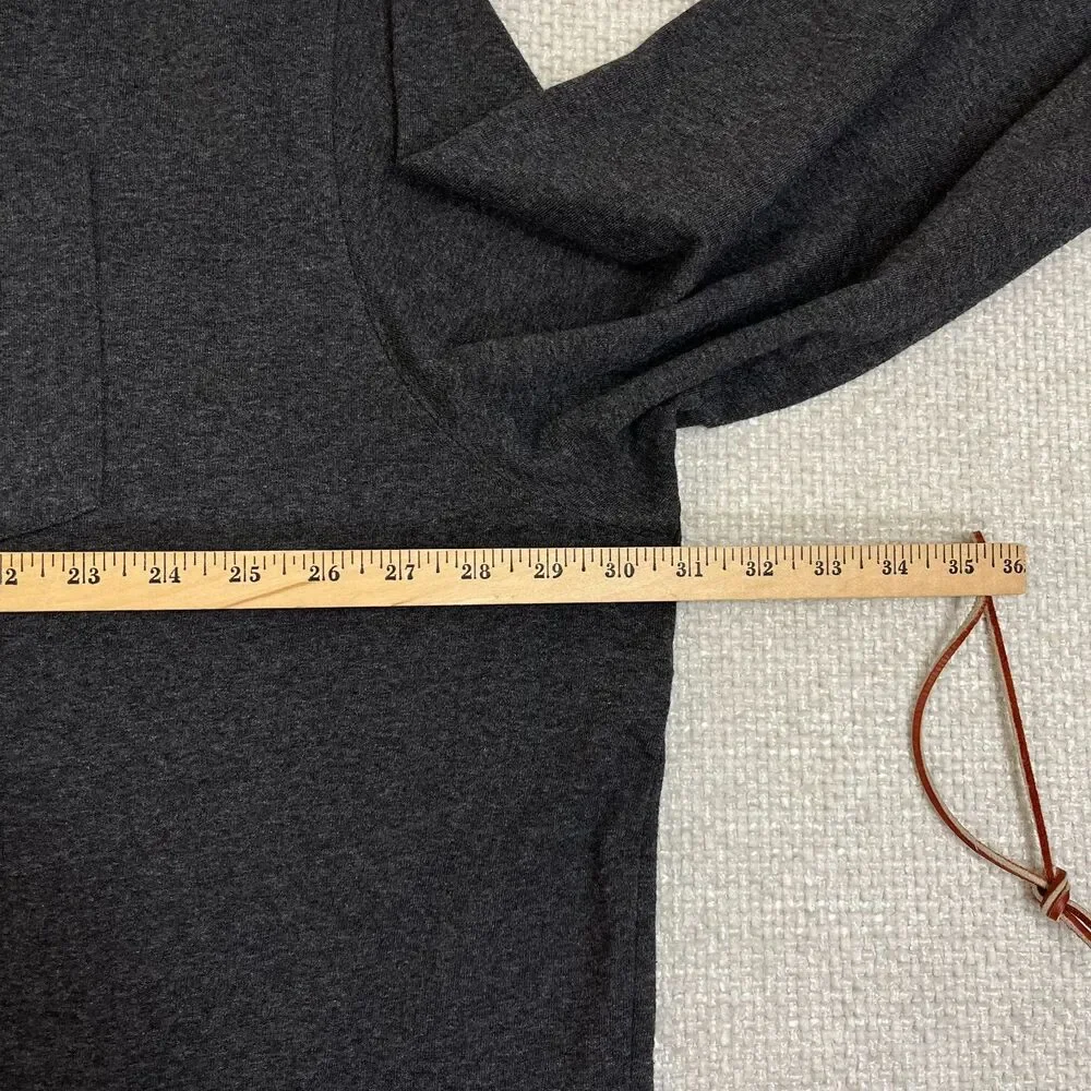 Carhartt Pocket T-Shirt Long Sleeve Mens 3XL Black Logo Loose Fit Crew Neck K126